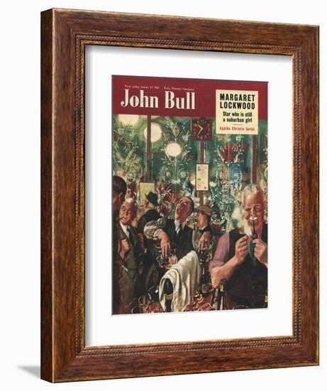 John Bull, Pub Closing Time Magazine, UK, 1951-null-Framed Giclee Print