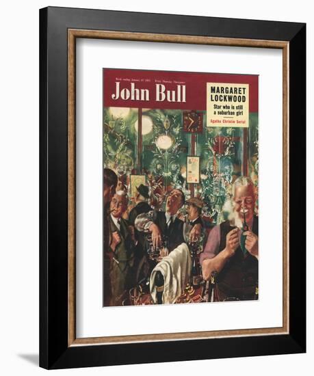 John Bull, Pub Closing Time Magazine, UK, 1951-null-Framed Giclee Print