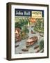 John Bull, Rowing Boats the Rivers Magazine, UK, 1950-null-Framed Giclee Print