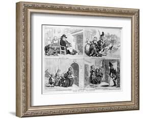 John Bull's Progress, c.1793-James Gillray-Framed Giclee Print