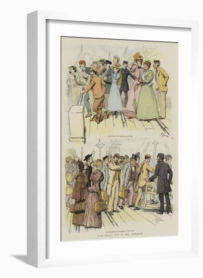 John Bull's Trip to the Continent-null-Framed Giclee Print