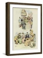 John Bull's Trip to the Continent-Hugh Thomson-Framed Giclee Print