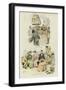 John Bull's Trip to the Continent-Hugh Thomson-Framed Giclee Print