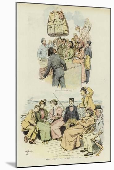 John Bull's Trip to the Continent-Hugh Thomson-Mounted Giclee Print