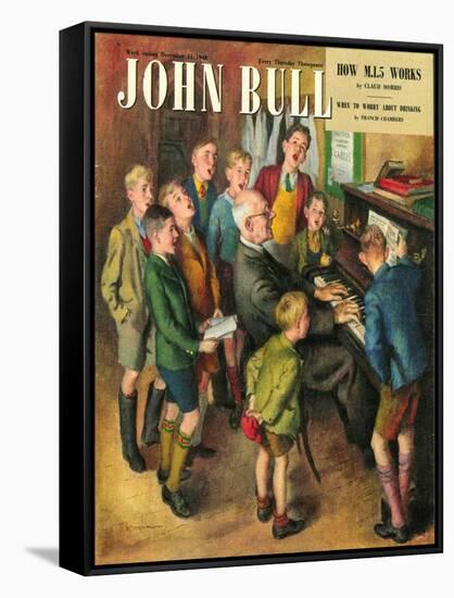 John Bull, School Concerts Singing Pianos Teachers Lessons Magazine, UK, 1948-null-Framed Stretched Canvas