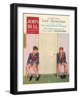 John Bull, Schools Magazine, UK, 1950-null-Framed Giclee Print