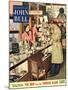 John Bull, Shopping Cosmetic Counter Make-Up Makeup Womens Magazine, UK, 1953-null-Mounted Giclee Print