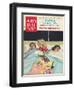 John Bull, Sleep Reading Children Bedtime Stories Beds Magazine, UK, 1950-null-Framed Giclee Print