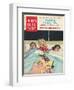 John Bull, Sleep Reading Children Bedtime Stories Beds Magazine, UK, 1950-null-Framed Giclee Print