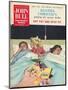 John Bull, Sleep Reading Children Bedtime Stories Beds Magazine, UK, 1950-null-Mounted Giclee Print