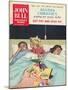 John Bull, Sleep Reading Children Bedtime Stories Beds Magazine, UK, 1950-null-Mounted Giclee Print