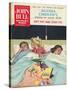 John Bull, Sleep Reading Children Bedtime Stories Beds Magazine, UK, 1950-null-Stretched Canvas