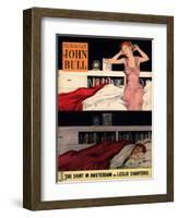 John Bull, Sleep Sleeping Beds Bedrooms Alarm Clocks New Years Resolutions Magazine, UK, 1954-null-Framed Giclee Print