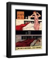 John Bull, Sleep Sleeping Beds Bedrooms Alarm Clocks New Years Resolutions Magazine, UK, 1954-null-Framed Giclee Print