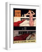 John Bull, Sleep Sleeping Beds Bedrooms Alarm Clocks New Years Resolutions Magazine, UK, 1954-null-Framed Giclee Print