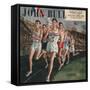 John Bull, Sports Races Athletes Runners Running Olympics Athletics Magazine, UK, 1948-null-Framed Stretched Canvas