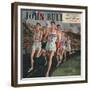 John Bull, Sports Races Athletes Runners Running Olympics Athletics Magazine, UK, 1948-null-Framed Giclee Print