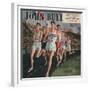 John Bull, Sports Races Athletes Runners Running Olympics Athletics Magazine, UK, 1948-null-Framed Giclee Print