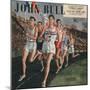 John Bull, Sports Races Athletes Runners Running Olympics Athletics Magazine, UK, 1948-null-Mounted Giclee Print