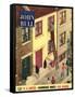 John Bull, Suburbia Painting Decorating DIY Ladders Magazine, UK, 1954-null-Framed Stretched Canvas