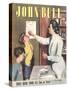 John Bull, Taking Giving Medicine Schools Nurses Matrons Magazine, UK, 1947-null-Stretched Canvas