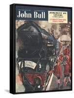 John Bull, The Flying Scotsman, Trains Stations Magazine, UK, 1951-null-Framed Stretched Canvas