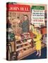 John Bull, Ties Salesman Salesmen Girls Gifts Shopping Mens Magazine, UK, 1957-null-Stretched Canvas