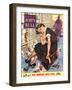 John Bull, Tired Fed-Up Stress Exhausted Sales Assistants Shoes Sales Shopping Magazine, UK, 1954-null-Framed Giclee Print