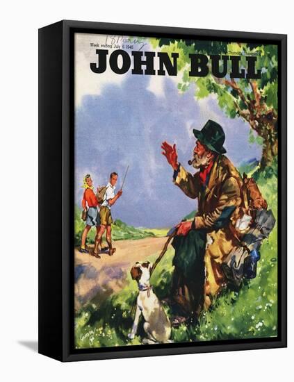 John Bull, Tramps Countryside Magazine, UK, 1946-null-Framed Stretched Canvas