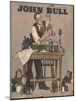 John Bull, Watch Clock Repairing Menders Man Clocks Magazine, UK, 1948-null-Mounted Giclee Print