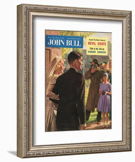 John Bull, Wedding Magazine, UK, 1950-null-Framed Giclee Print