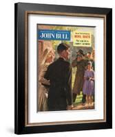 John Bull, Wedding Magazine, UK, 1950-null-Framed Giclee Print