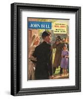 John Bull, Wedding Magazine, UK, 1950-null-Framed Giclee Print