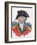 John Burgoyne (1722-1792). Colored Engraving.-Tarker-Framed Giclee Print