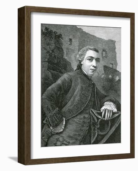 John Burgoyne, Ruins-null-Framed Art Print