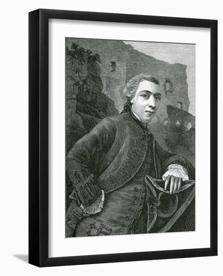 John Burgoyne, Ruins-null-Framed Art Print