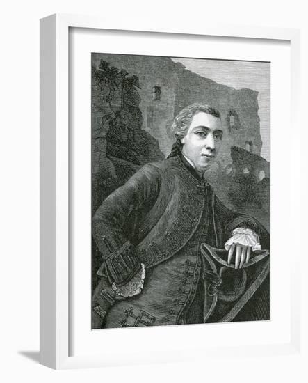 John Burgoyne, Ruins-null-Framed Art Print