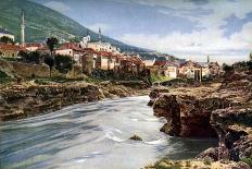 The Market Place at Dubrovnik, Yugoslavia, C1930S-John Bushby-Framed Stretched Canvas