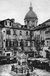 The Market Place at Dubrovnik, Yugoslavia, C1930S-John Bushby-Framed Stretched Canvas