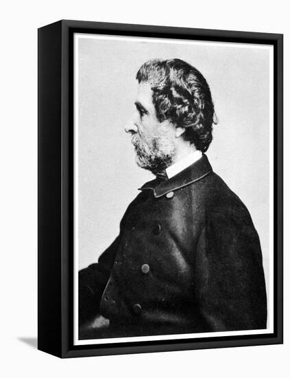 John C Fremont, American Soldier, Explorer and Presidential Candidate, C1870-MATHEW B BRADY-Framed Stretched Canvas