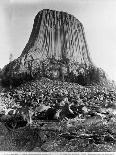 Devil's Tower, Wyoming-John C.H. Grabill-Framed Photographic Print