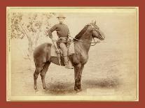 The Cavalier. the Young Soldier and His Horse on Duty [A]T Camp Cheyenne-John C. H. Grabill-Giclee Print