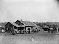 A Large Mining Facility Part of the Homestake Works-John C.H. Grabill-Framed Photographic Print