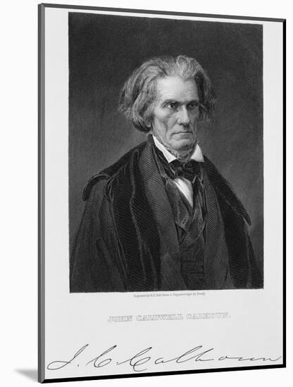 John Caldwell Calhoun-Henry Bryan Hall-Mounted Giclee Print