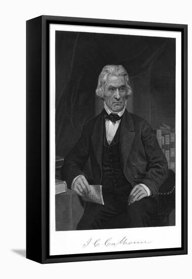 John Caldwell Calhoun-Alonzo Chappel-Framed Stretched Canvas