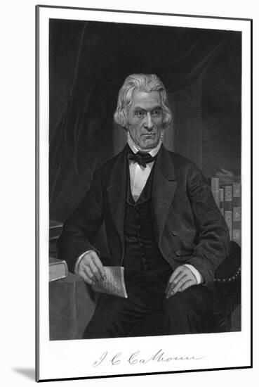 John Caldwell Calhoun-Alonzo Chappel-Mounted Art Print