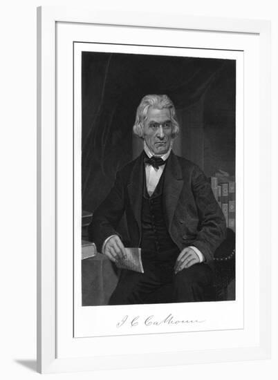 John Caldwell Calhoun-Alonzo Chappel-Framed Premium Giclee Print