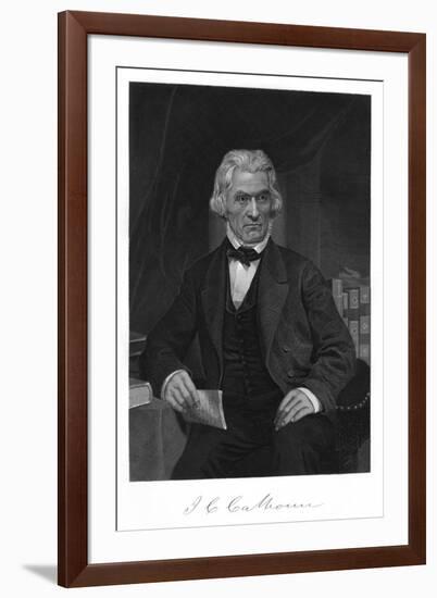 John Caldwell Calhoun-Alonzo Chappel-Framed Premium Giclee Print