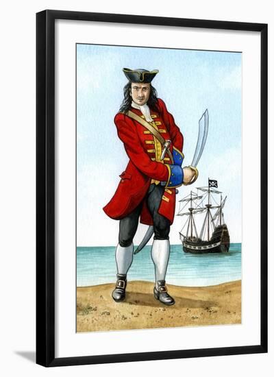 John 'Calico Jack' Rackham, (1680-172), English Pirate Captain-Karen Humpage-Framed Giclee Print