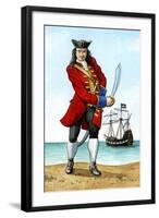 John 'Calico Jack' Rackham, (1680-172), English Pirate Captain-Karen Humpage-Framed Giclee Print